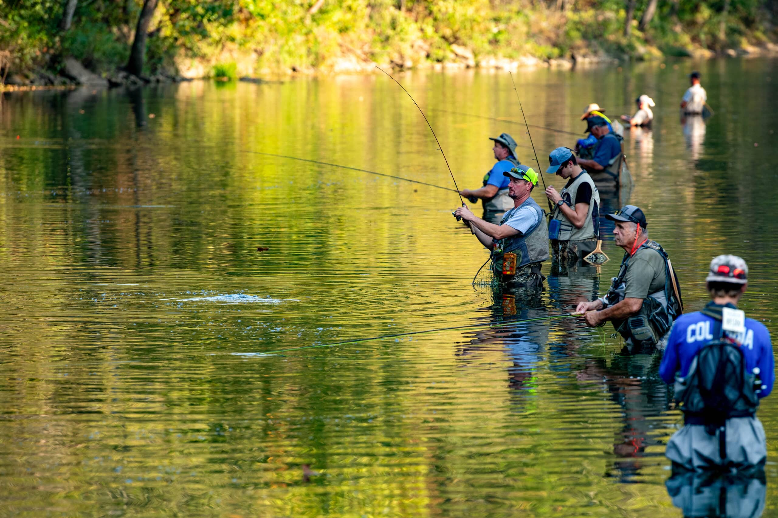 Bennett Spring, Summer, Fly Fishing, Fishers in Spring 2 Bennett Spring, Summer, Fly Fishing, Fishers in Spring