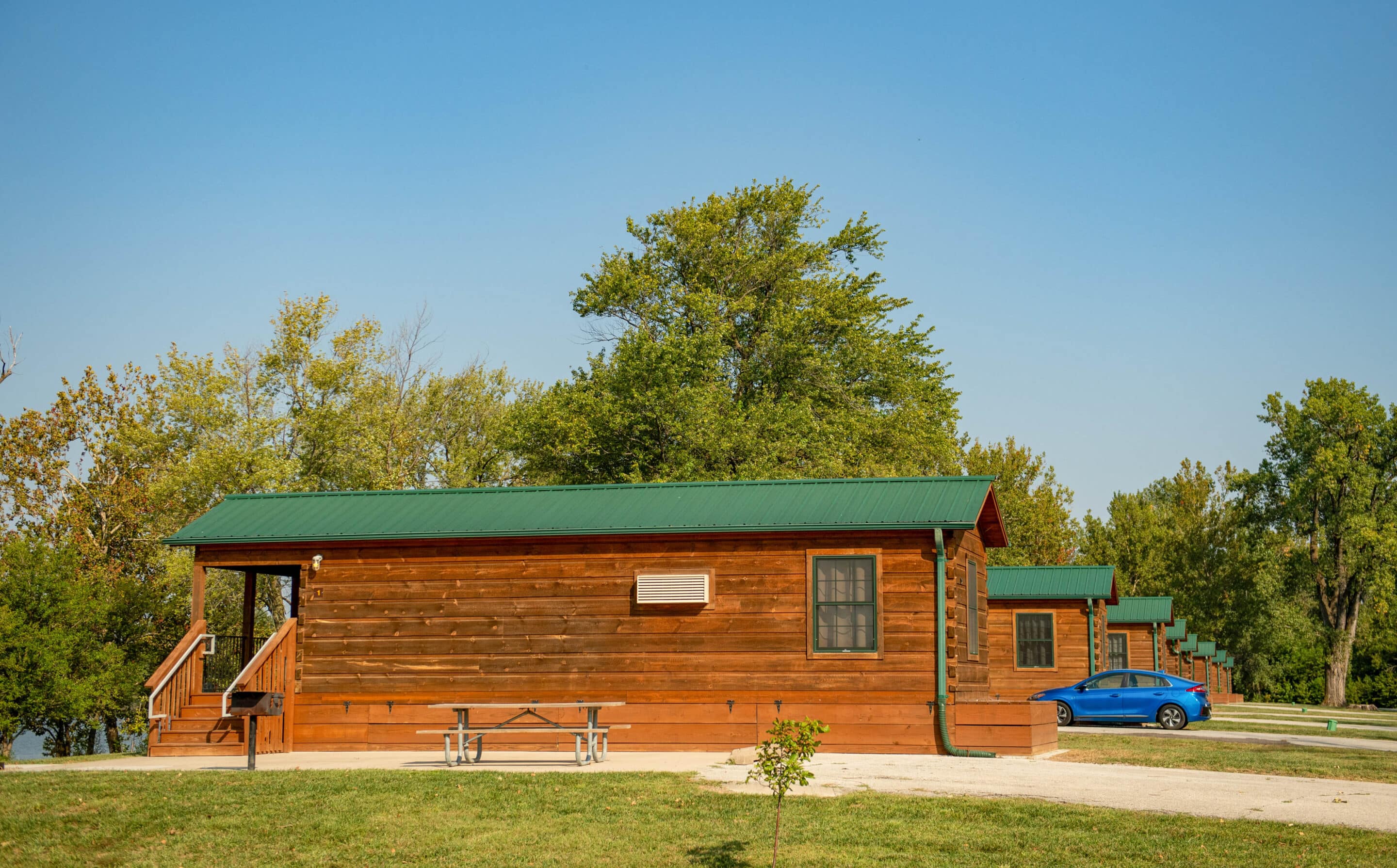 Big Lake, Summer, Lodging, Premium Camper Cabins