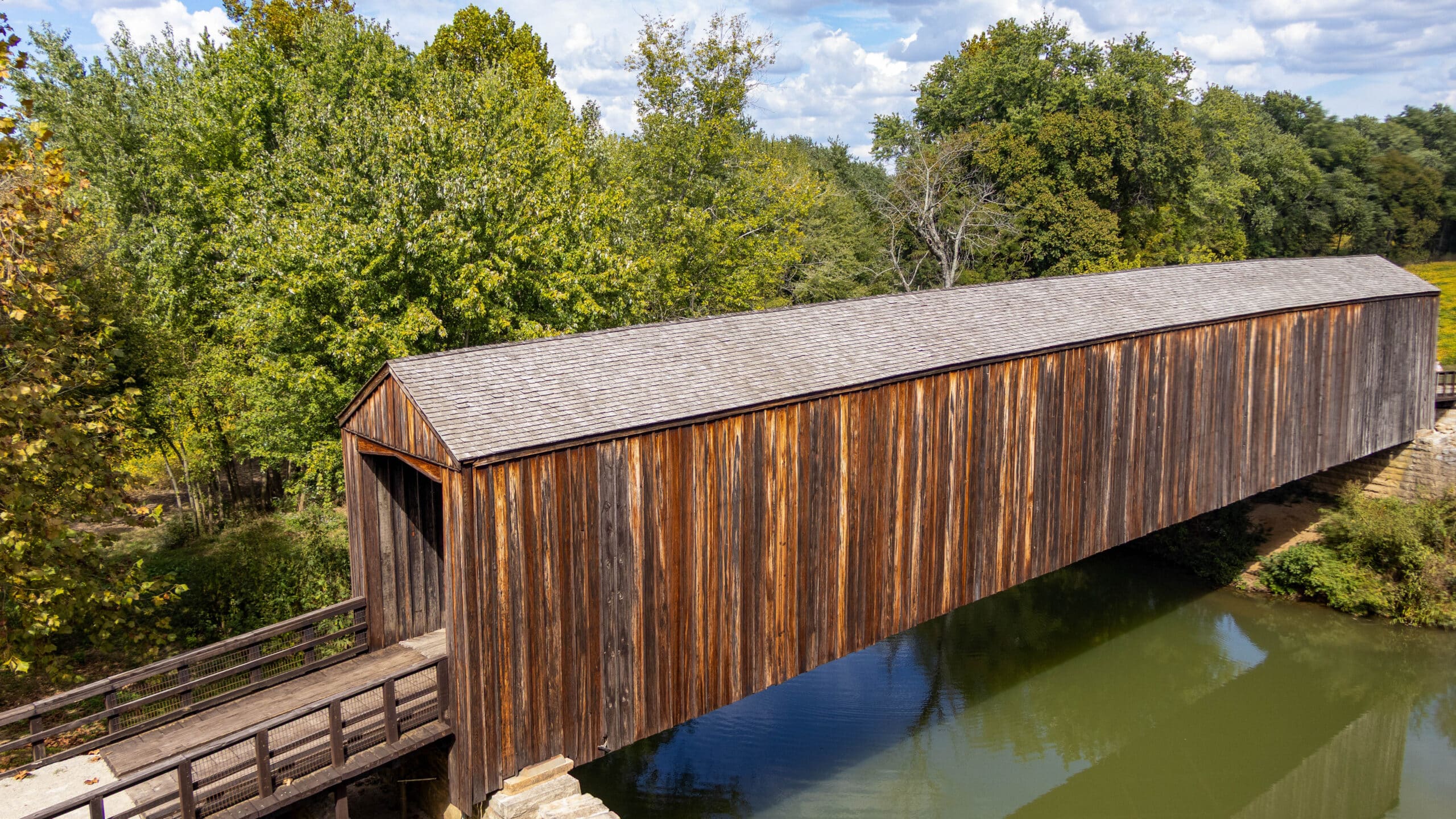 Bollinger Mill, Summer, Structure, Covered Bridge