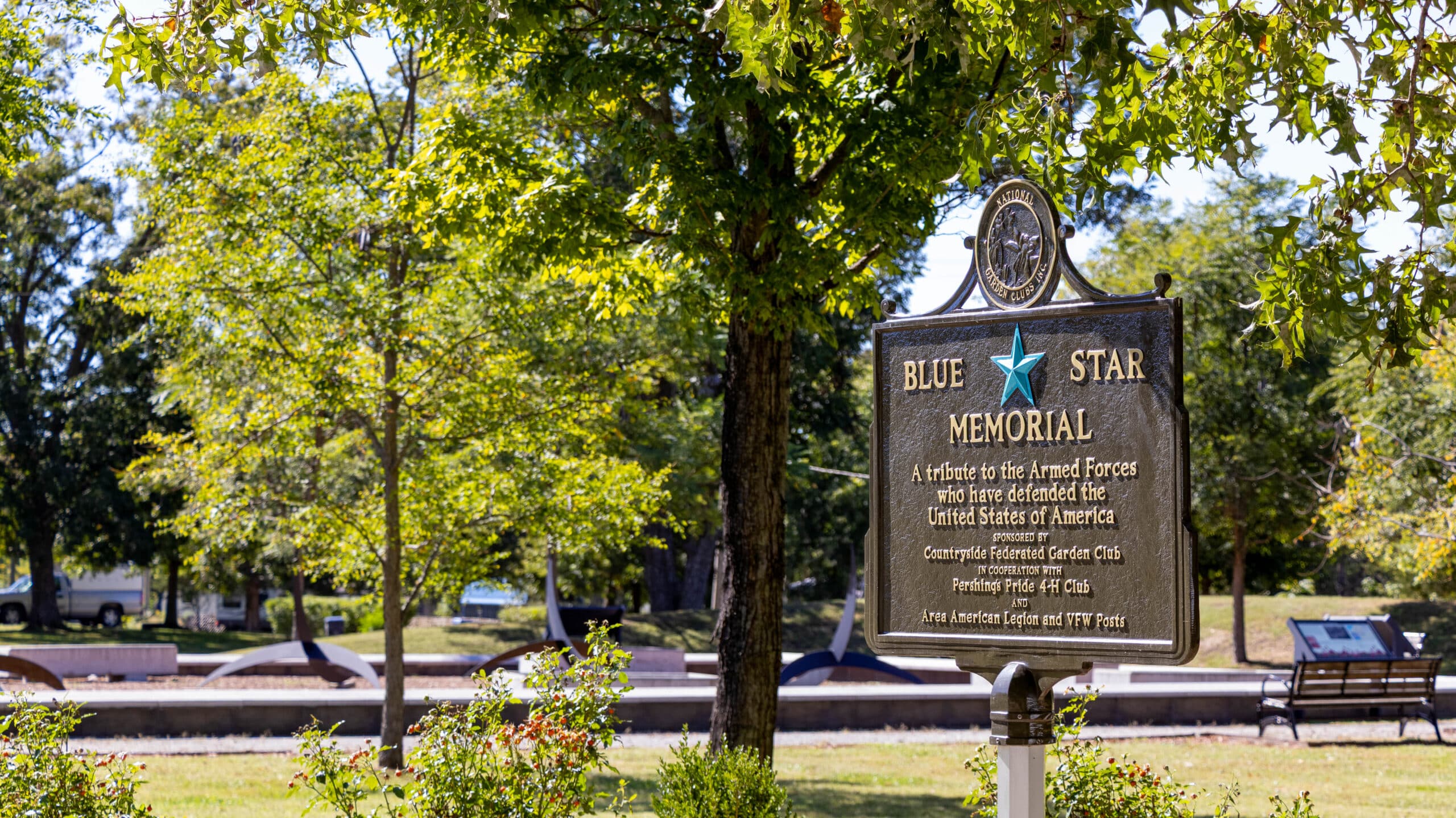 Gen. John J. Pershing, Fall, Structure, Blue Star Memorial