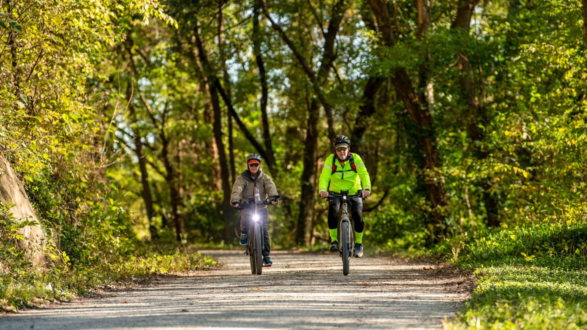 Katy Trail, Fall, Biking, Bikers