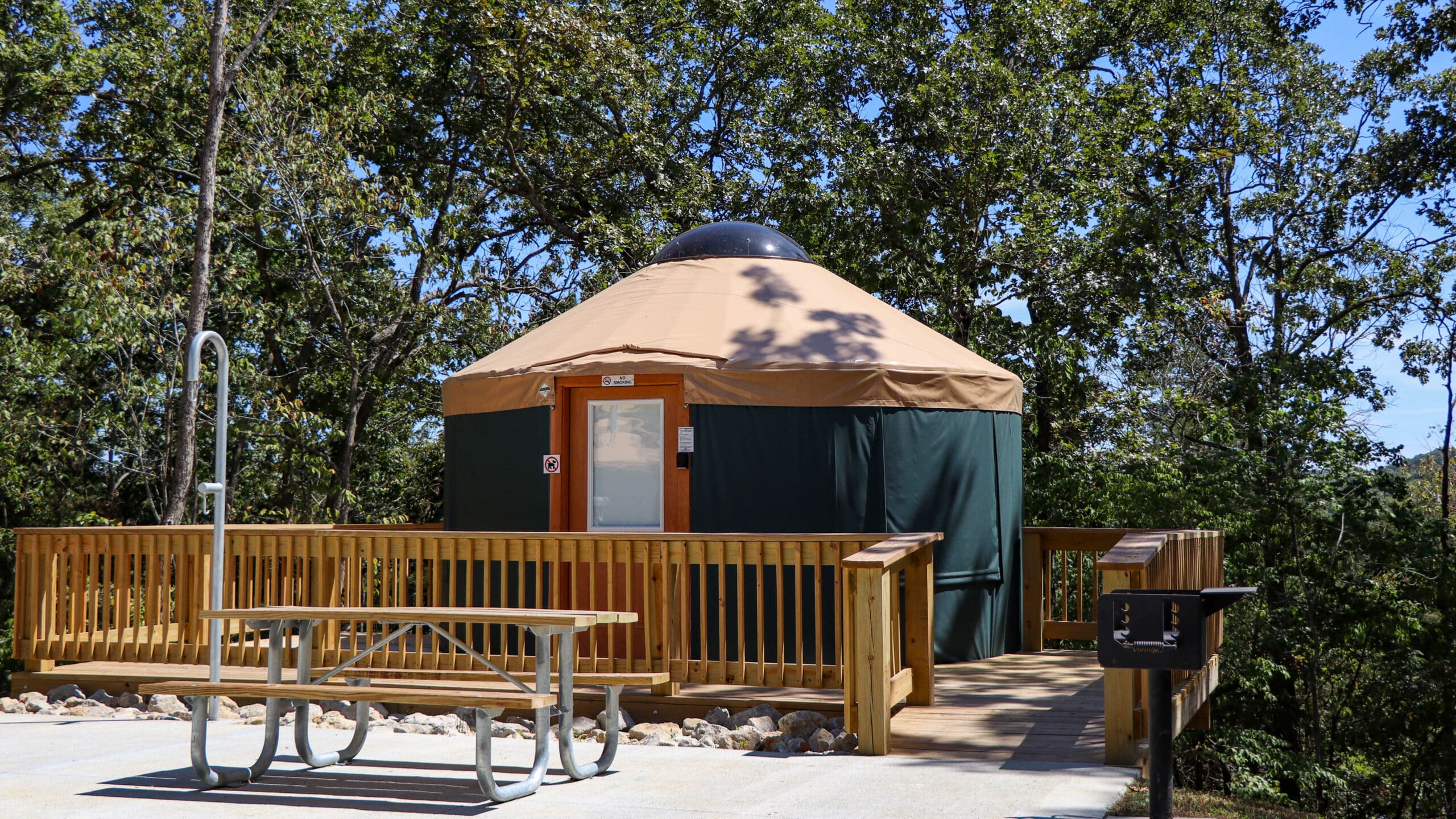 Lake of the Ozarks, Fall, Camping, Yurt