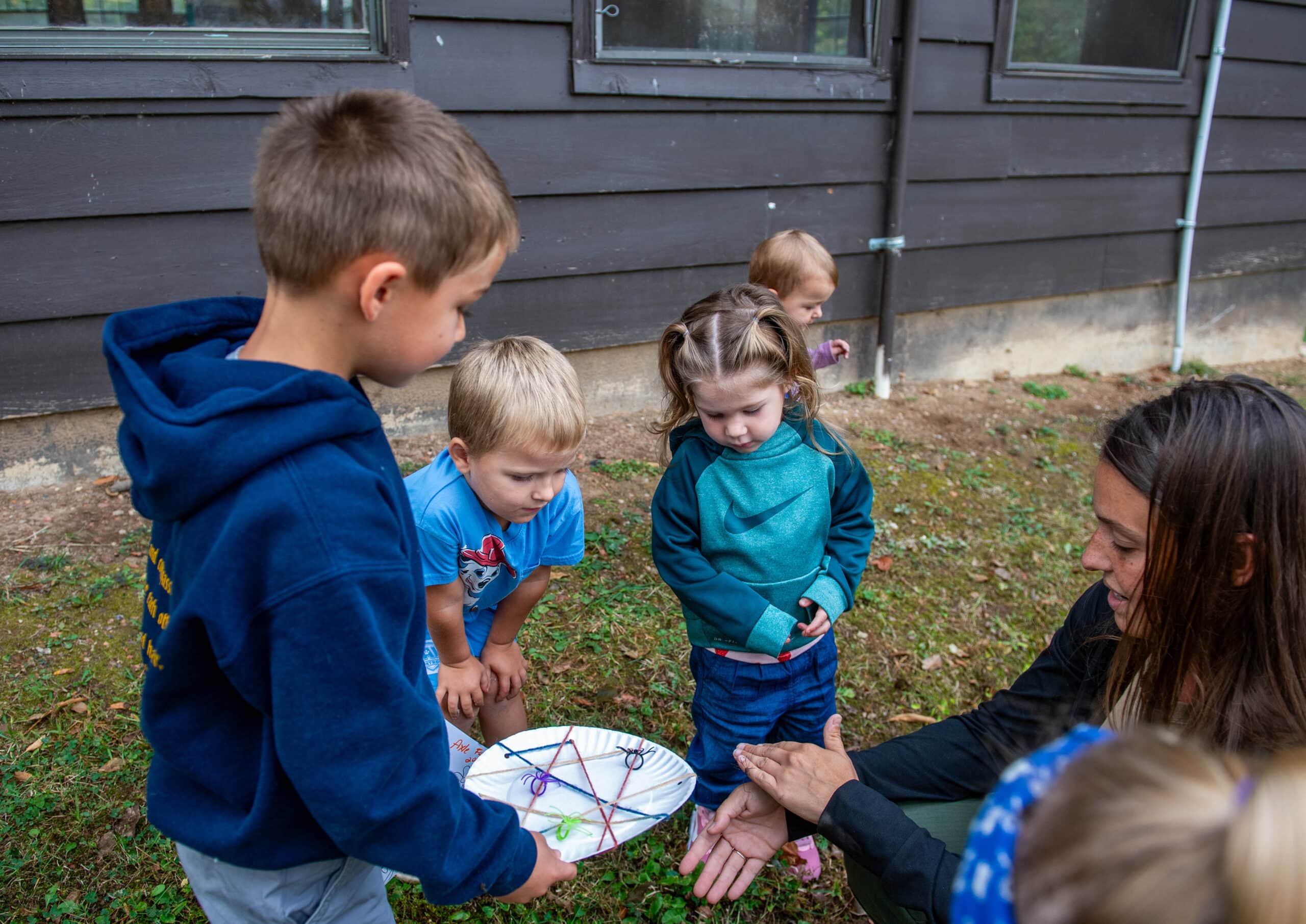 Protecting our national resources, children, park employee, insects